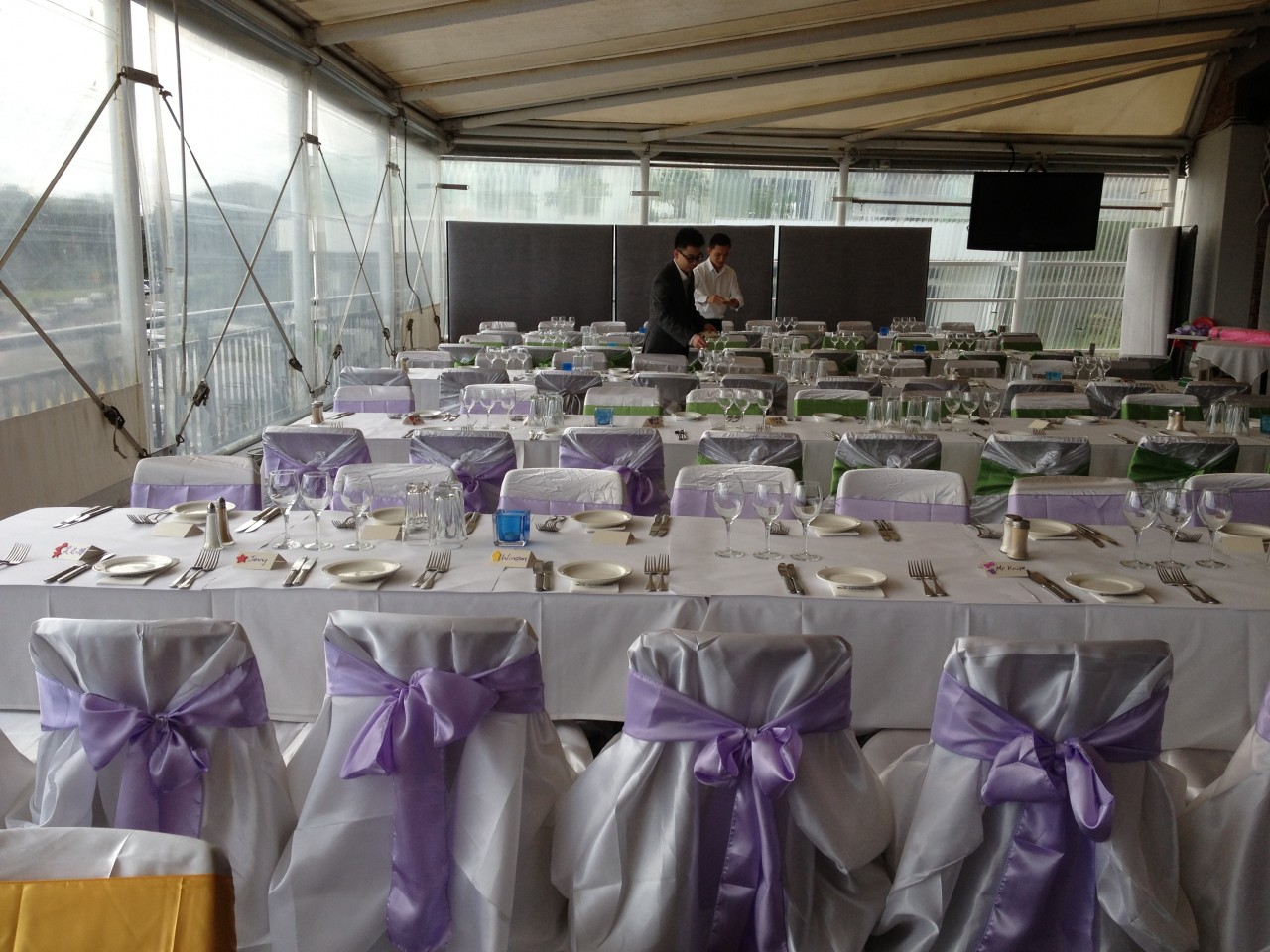 Wedding on the harbour ship