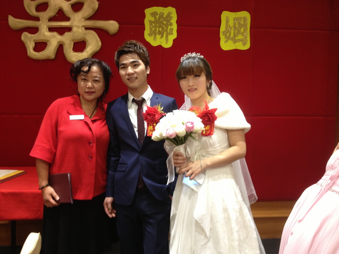 Wedding in a restaurant