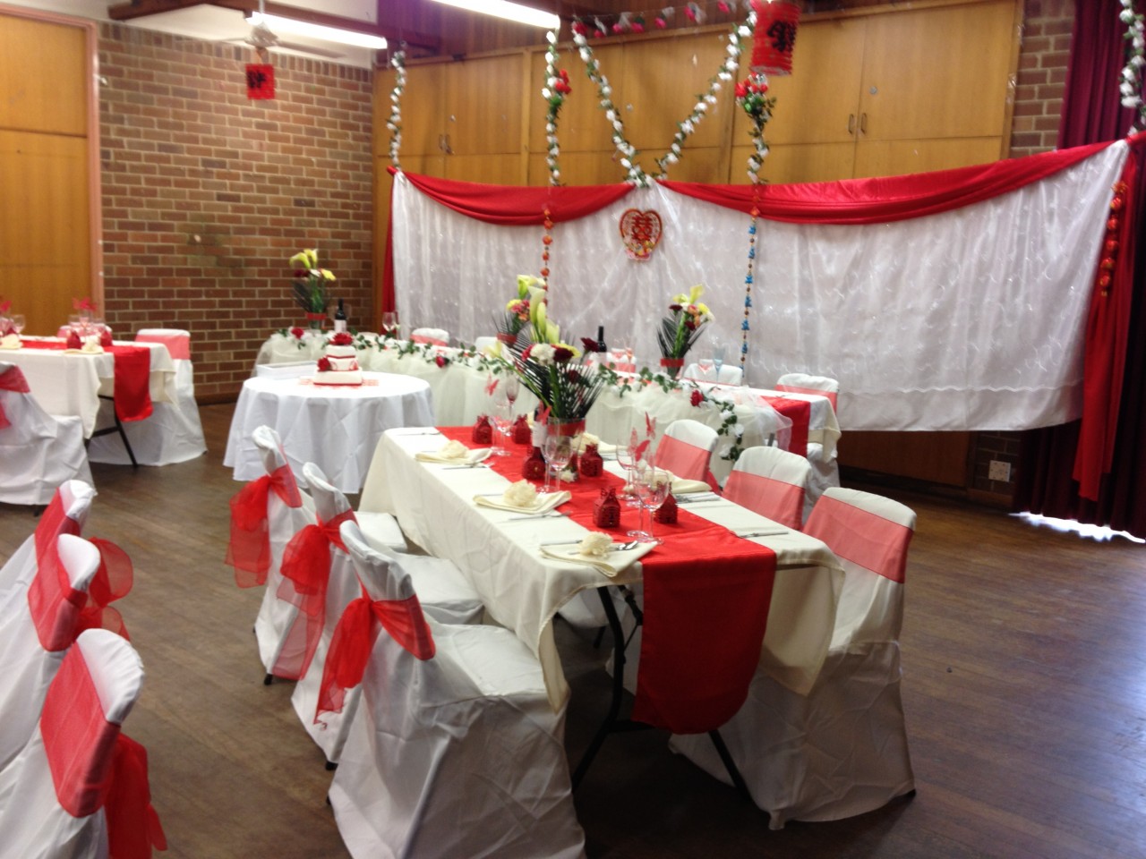 A wedding in a restaurant