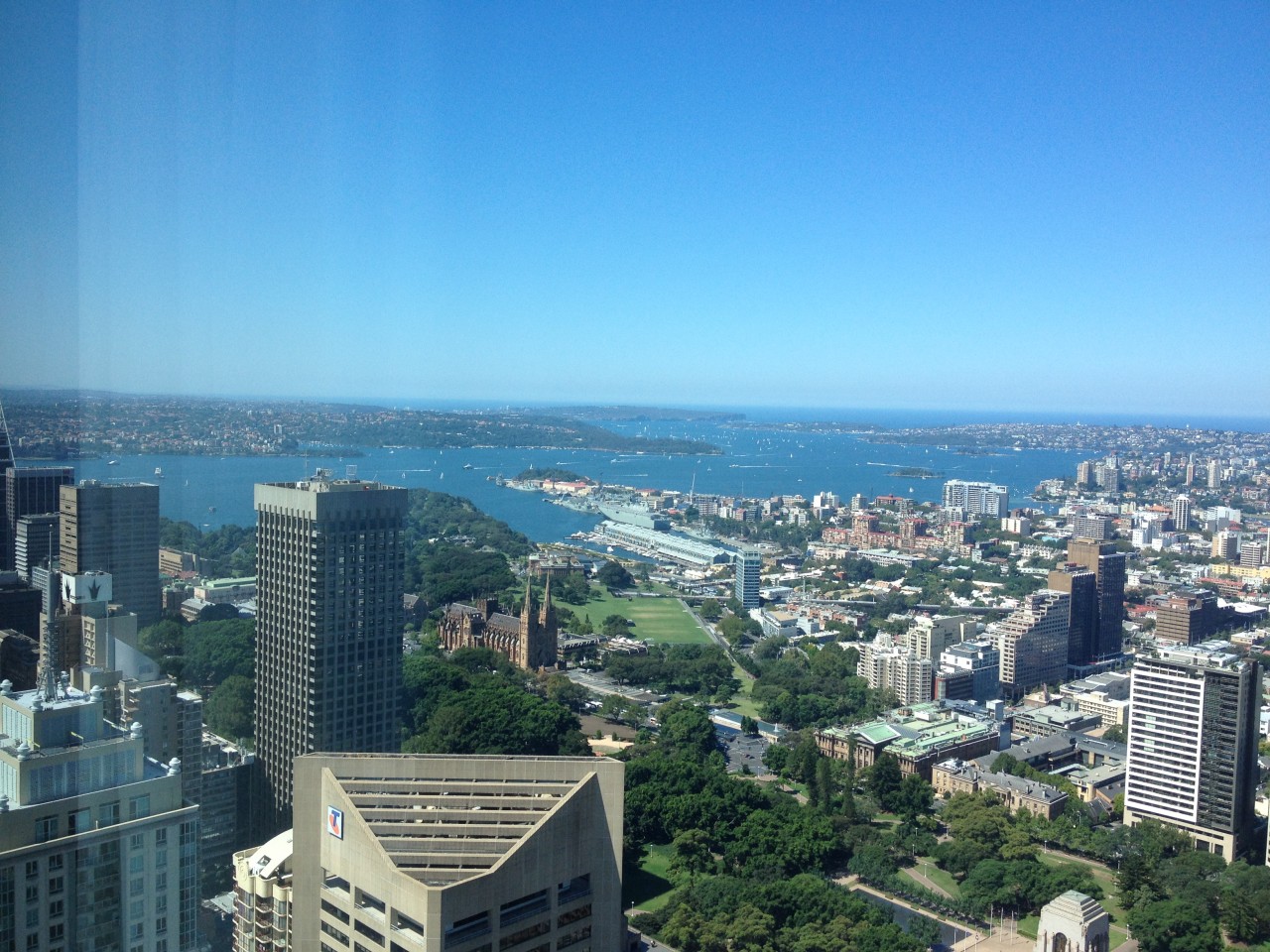 Weeding at a high rise apartment